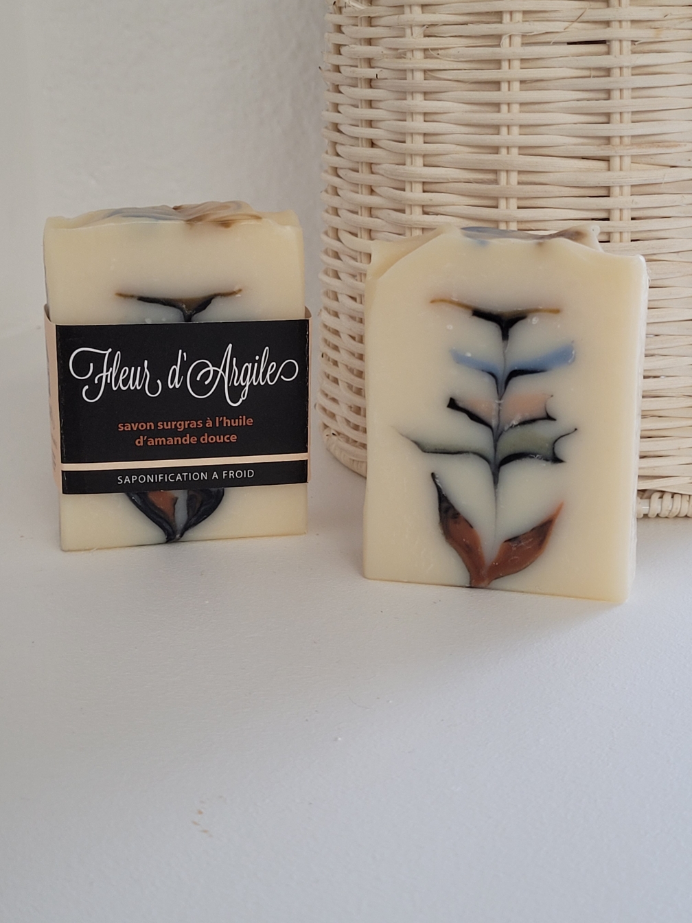 Savon artisanal "Fleur d’Argile" - Fabriqué en Aveyron - Savons Jasper